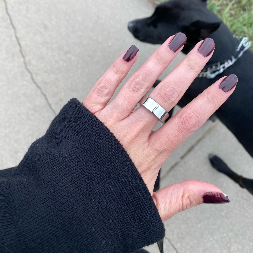 Diamond Oura Ring sz: 8